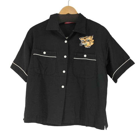 アヴィレックス AVIREX オープンカラー半袖シャツ メンズ import:M