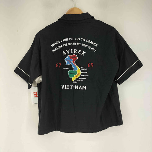 アヴィレックス AVIREX オープンカラー半袖シャツ メンズ import:M