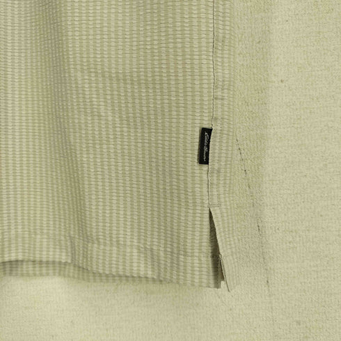 エディーバウアー Eddie Bauer シアサッカー ストライプ ボックス 開襟 半袖シャツ メンズ JPN:XS