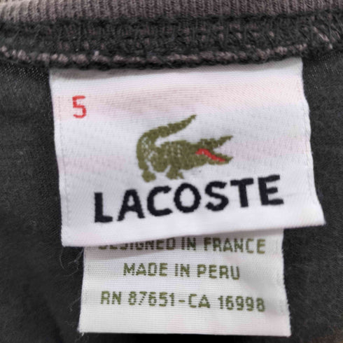 ラコステ LACOSTE フロントロゴTシャツ メンズ 5