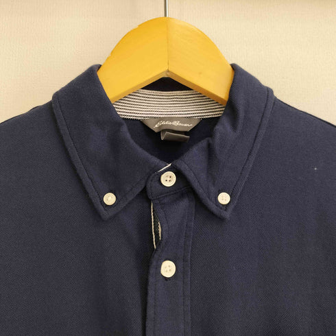 エディーバウアー Eddie Bauer ポリ混 ボタンダウン 半袖シャツ メンズ JPN:XS