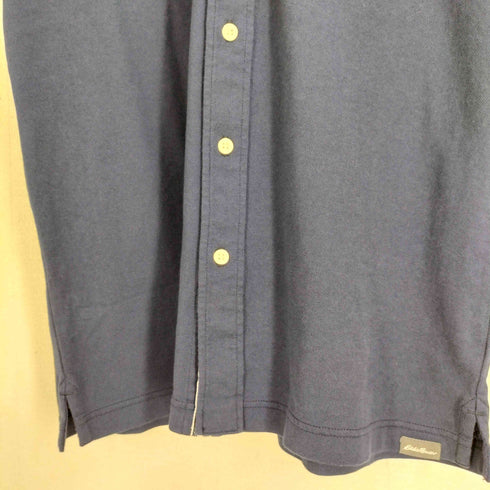 エディーバウアー Eddie Bauer ポリ混 ボタンダウン 半袖シャツ メンズ JPN:XS