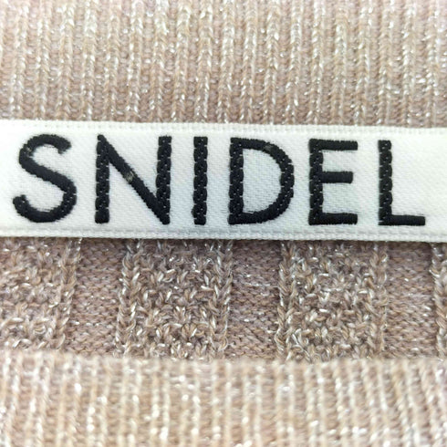 スナイデル snidel ショースキンニットミニワンピース レディース FREE