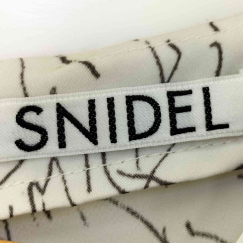 スナイデル snidel 21ss ラインフラワーウェストギャザーワンピース レディース JPN:1