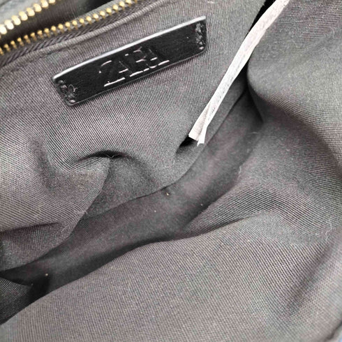 ザラ ZARA チェーンベルトデニムショルダーバッグ グラムスラム レディース M