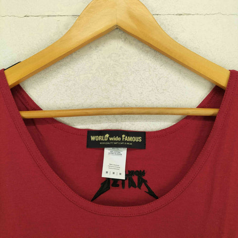 ワールドワイドフェイマス WORLD WIDE FAMOUS フロント刺繍タンクトップ メンズ M
