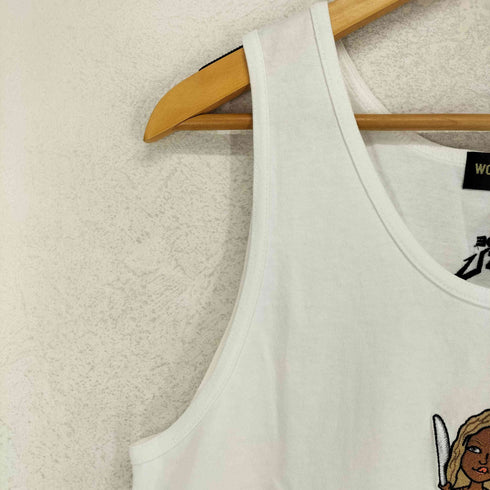 ワールドワイドフェイマス WORLD WIDE FAMOUS フロント刺繍タンクトップ メンズ M