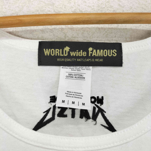 ワールドワイドフェイマス WORLD WIDE FAMOUS フロント刺繍タンクトップ メンズ M