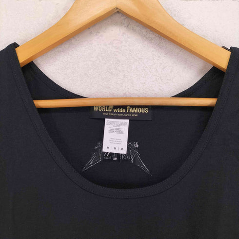 ワールドワイドフェイマス WORLD WIDE FAMOUS フロント刺繍タンクトップ メンズ M
