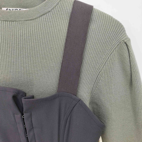 スナイデル snidel レイヤードコルセットワンピース レディース JPN:0