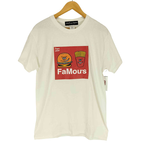 ワールドワイドフェイマス WORLD WIDE FAMOUS フロントプリントTシャツ メンズ M