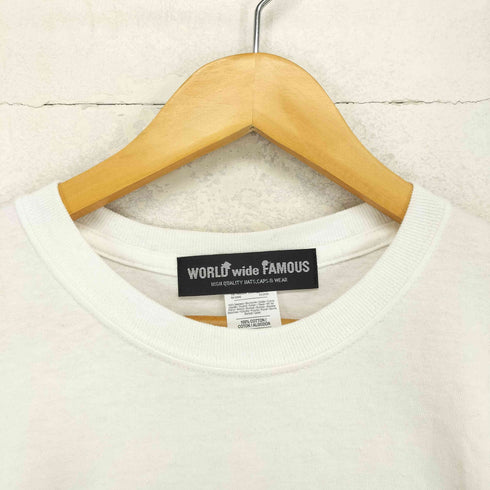 ワールドワイドフェイマス WORLD WIDE FAMOUS フロントプリントTシャツ メンズ M