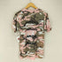 ワールドワイドフェイマス WORLD WIDE FAMOUS フロント刺繍カモ柄Tシャツ メンズ S