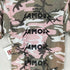 ワールドワイドフェイマス WORLD WIDE FAMOUS フロント刺繍カモ柄Tシャツ メンズ S