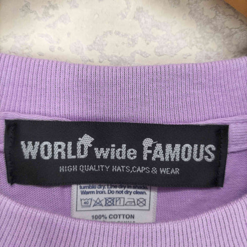 ワールドワイドフェイマス WORLD WIDE FAMOUS ガールプリントTシャツ メンズ S