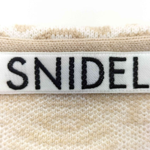 スナイデル snidel カラーブロッキングニットタンク レディース FREE