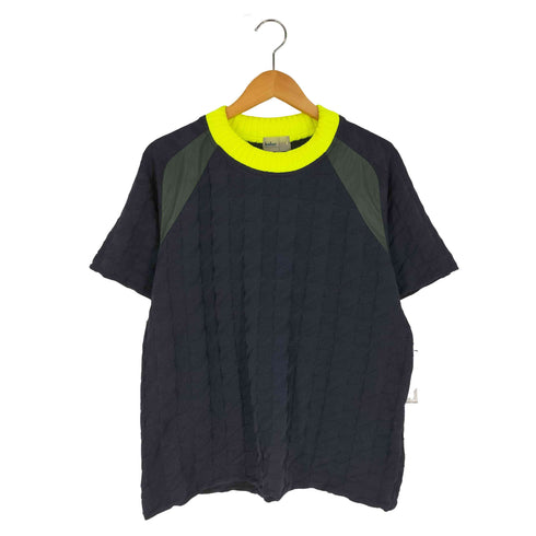 カラー kolor 切替 シアー リブニットクルーネックTシャツ メンズ JPN:2