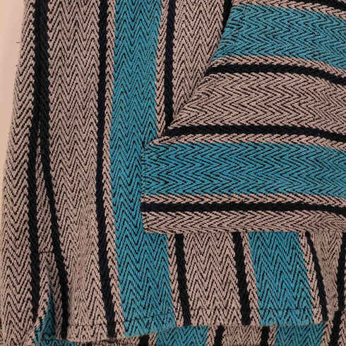 Original senor lopez メキシコ製 ボーダー メキシカンパーカー メンズ import:M