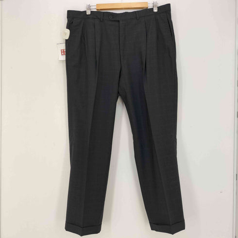 エルメネジルドゼニア Ermenegildo Zegna チェック柄 2B テーラードジャケット & 2タック ワイドスラックス セットアップ メンズ