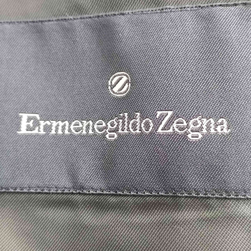 エルメネジルドゼニア Ermenegildo Zegna チェック柄 2B テーラードジャケット & 2タック ワイドスラックス セットアップ メンズ