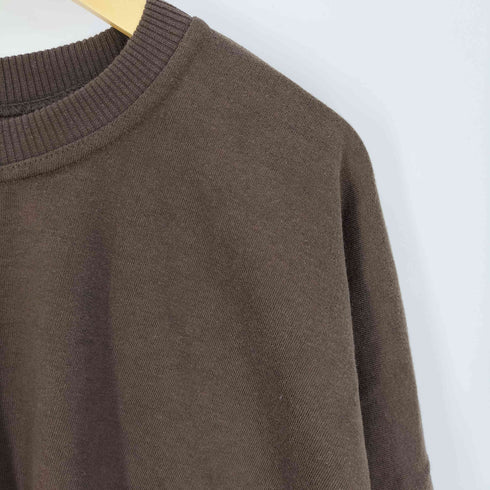 ザラ ZARA クロップド クルーネックスウェット レディース import:L