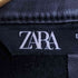 ザラ ZARA フェイクレザー シャツワンピース レディース import:L