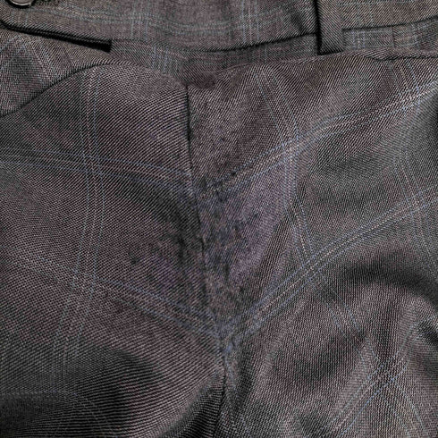 エルメネジルドゼニア Ermenegildo Zegna TROFEO トロフェオ チェック柄 3B テーラードジャケット & 2タック ワイドスラックス セットアップ メンズ