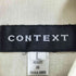 CONTEXT 刺繍デザイン コットンリネンブレンド レーヨンシャツ メンズ import:L