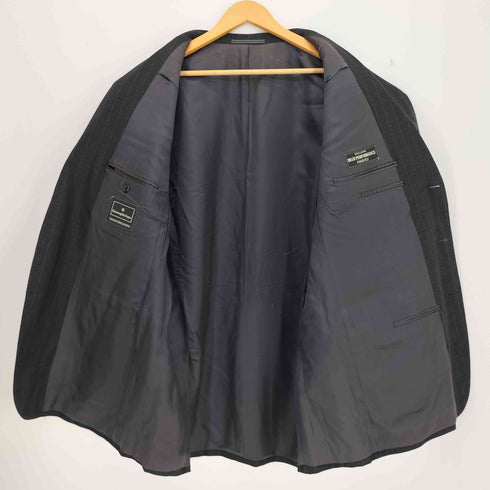 エルメネジルドゼニア Ermenegildo Zegna TAGLIO ESCLUSIVO / HIGH PERFORMANCE FOUR PLY 3B テーラードジャケット & 2タック ワイドスラックス セットアップ メンズ