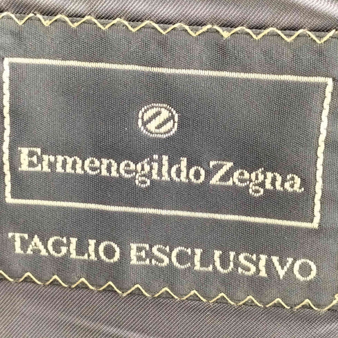 エルメネジルドゼニア Ermenegildo Zegna TAGLIO ESCLUSIVO / HIGH PERFORMANCE FOUR PLY 3B テーラードジャケット & 2タック ワイドスラックス セットアップ メンズ