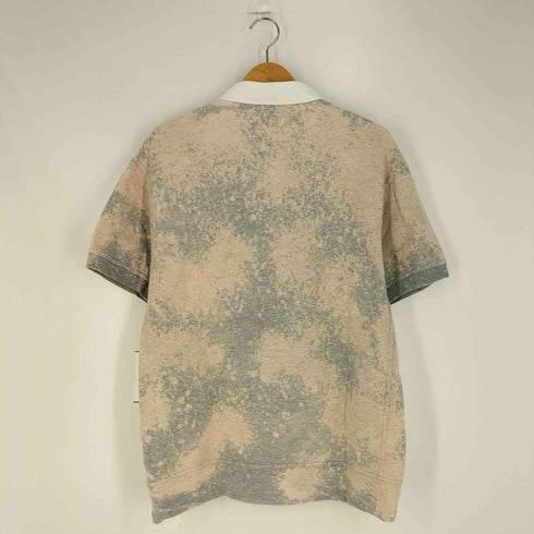 チャムス CHUMS ブリーチ加工 ヘンリーネック Tシャツ メンズ import:L