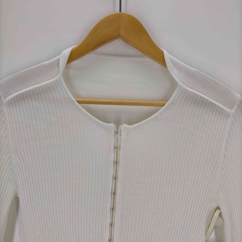 リムアーク RIM.ARK Neck design slim knit CD レディース FREE
