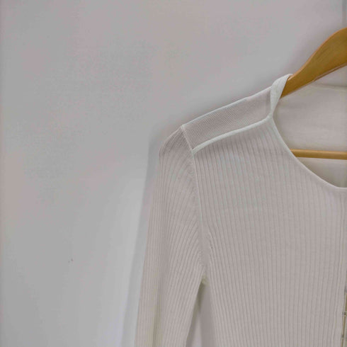 リムアーク RIM.ARK Neck design slim knit CD レディース FREE