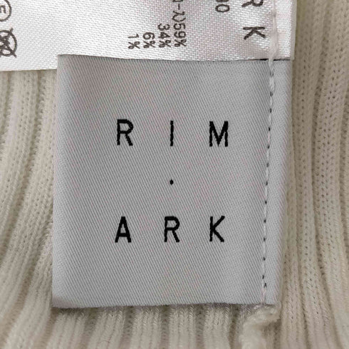 リムアーク RIM.ARK Neck design slim knit CD レディース FREE