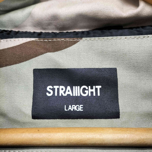 ストレイト STRAIIIGHT TEX-LOGO ANORAK JACKET 3C DESERT CAMO メンズ L