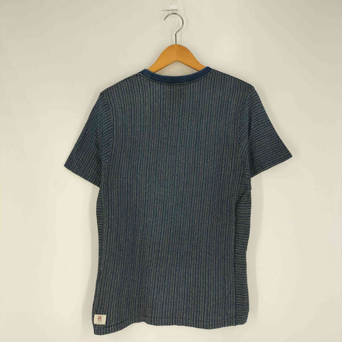レッドイヤー RED EAR ストライプ コットン Tシャツ メンズ import:M