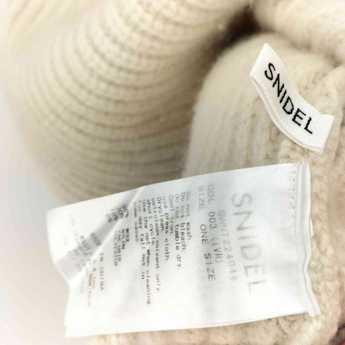 スナイデル snidel 22AW ヤク混ドルマンプルオーバー レディース ONE SIZE