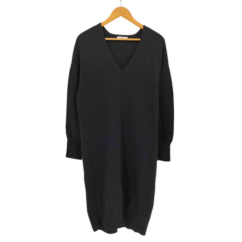 ミラオーウェン Mila Owen 23AW 深Vネックコクーンテールニットワンピース レディース JPN:0