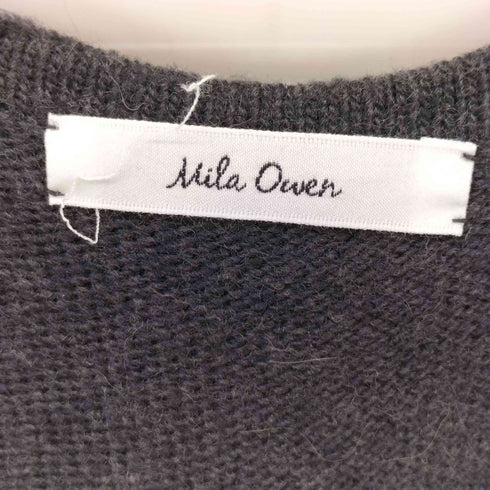 ミラオーウェン Mila Owen 23AW 深Vネックコクーンテールニットワンピース レディース JPN:0