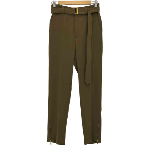 クルニ CULLNI 22aw Double Satin Zip Hem Slim Pants メンズ JPN:0