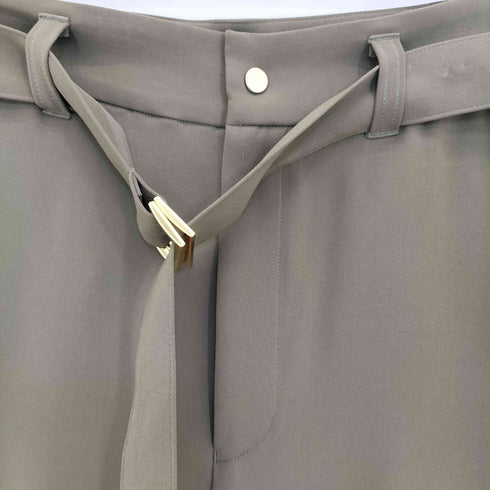 クルニ CULLNI 22aw Double Satin Zip Hem Slim Pants メンズ JPN:0