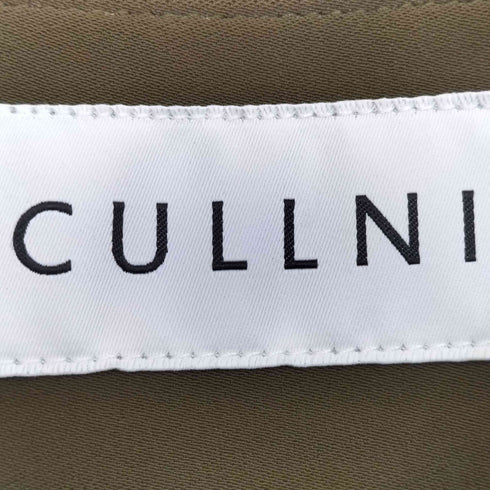 クルニ CULLNI 22aw Double Satin Zip Hem Slim Pants メンズ JPN:0