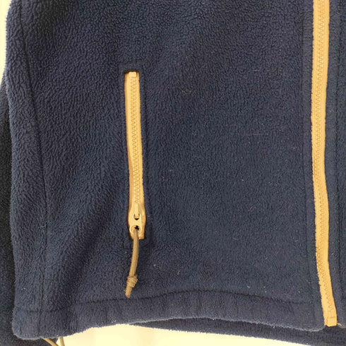 コロンビア Columbia 90s USA製 ロゴ刺繍 ジップアップ フリースジャケット メンズ import:XS