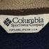コロンビア Columbia 90s USA製 ロゴ刺繍 ジップアップ フリースジャケット メンズ import:XS