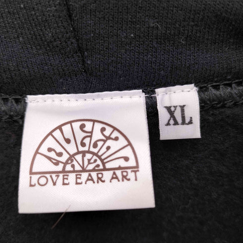LOVE EAR ART プリント パーカー メンズ JPN:XL