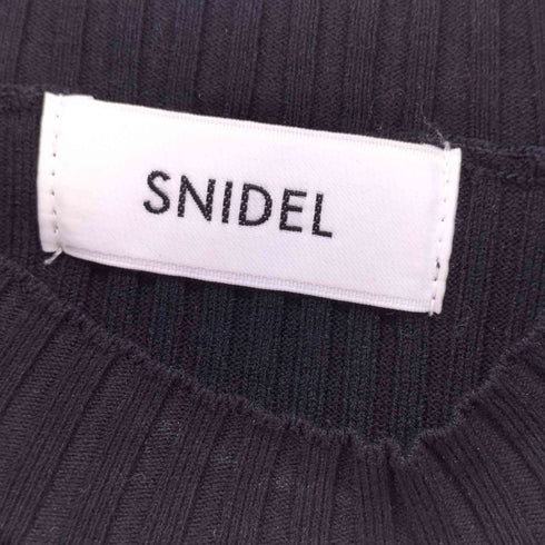 スナイデル snidel 23SS Sustainable クロップドニットプルオーバー レディース ONE SIZE
