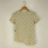 ワイズ Ys COMPOSITION SEE ATTACHED LABEL ドット フロントギャザー Tシャツ レディース JPN:2
