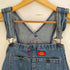 ディッキーズ Dickies STONEWASHED INDIGO BIB OVERALL デニム オーバーオール メンズ 38×34