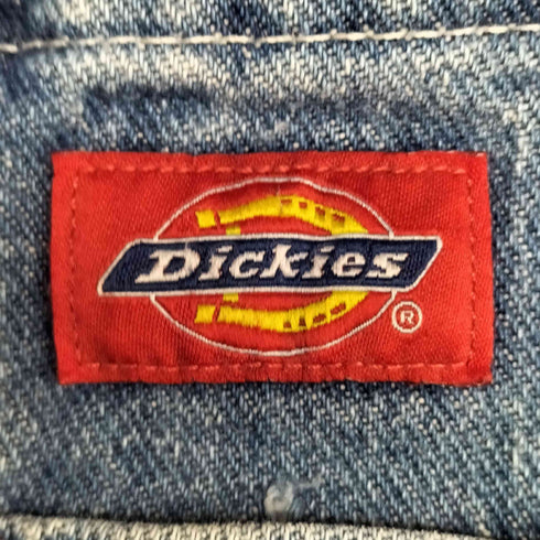 ディッキーズ Dickies STONEWASHED INDIGO BIB OVERALL デニム オーバーオール メンズ 38×34