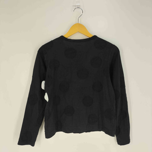 ヨウジヤマモトプリュスノアール YOHJI YAMAMOTO+NOIR ドット 刺繍 カーディガン レディース JPN:2